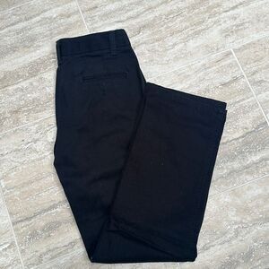 Chaps boys straight leg black Chino – size 12